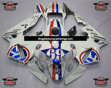 Honda CBR600RR (2003-2004) White, Red & Blue Striped #69 Fairings