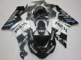 White and Black West Fairing Kit for a 2005 & 2006 Kawasaki ZX-6R 636 motorcycle