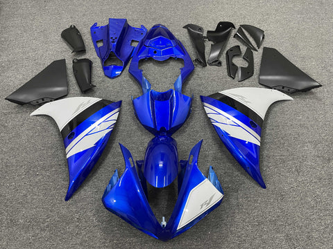 Yamaha YZF-R1 (2012-2014) Blue, White, Silver & Black Fairings