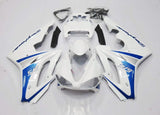 Triumph Daytona 675 Fairings (2006-2008) White, Blue at KingsMotorcycleFairings.com