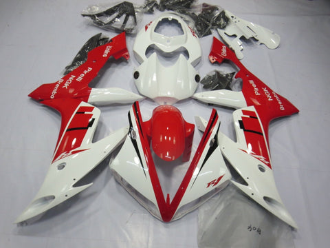 Yamaha YZF-R1 (2004-2006) White, Red & Black Fairings
