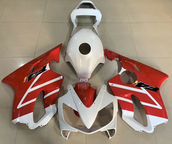 Honda CBR600F4i (2001-2003) White & Red Fairings