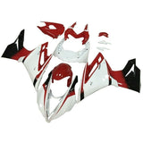 White, Red and Black Fairing Kit for a 2013, 2014, 2015 & 2016 Triumph Daytona 675 motorcycle
