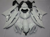 White Fairing Kit for a 2006 & 2007 Yamaha YZF-R6 motorcycle