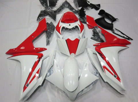 Yamaha YZF-R1 (2007-2008) White & Red Fairings
