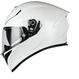 White Ryzen Motorcycle Helmet at KingsMotorcycleFairings.com