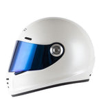 White Satin 863 Motorcycle Helmet at KingsMotorcycleFairings.com