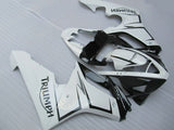 White, Black and Silver Fairing Kit for a 2006, 2007 & 2008 Triumph Daytona 675 motorcycle
