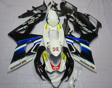 White, Black, Blue Yellow and Red Dark Dog Fairing Kit for a 2005 & 2006 Suzuki GSX-R1000 motorcycle