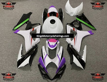 Suzuki GSXR1000 (2007-2008) White, Black, Purple, Red, Green & Pink Fairings