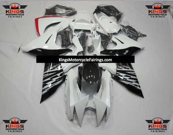 Suzuki GSXR750 (2011-2021) White, Black, Silver & Red Fairings
