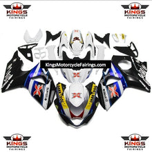 Suzuki GSXR1000 (2009-2016) White, Black & Blue Dark Dog Fairings