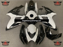 Suzuki GSXR600 (2006-2007) White, Black & Gold Pinstripe Fairings