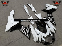 Suzuki GSXR600 (2011-2023) White, Black & Silver Checkered Fairings at KingsMotorcycleFairings.com