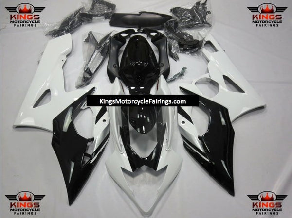 Suzuki GSXR1000 (2005-2006) White, Black & Silver Fairings