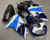 White, Blue, Black and Dark Blue Fairing Kit for a 1998, 1999, 2000, 2001, 2002 & 2003 Suzuki TL1000R motorcycle