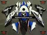 BMW S1000RR (2017-2018) White, Blue, Black & Red HP Fairings