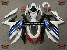Suzuki GSXR1000 (2009-2016) White, Blue, Black & Red Fairings