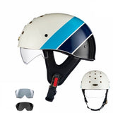 White, Blue, Navy Blue & Black Carat Helmet at KingsMotorcycleFairings.com.