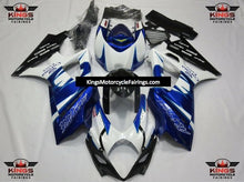 Suzuki GSXR1000 (2007-2008) White, Blue & Black Alstare Corona Fairings