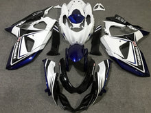 White, Blue and Black Yoshimura Fairing Kit for a 2009, 2010, 2011, 2012, 2013, 2014, 2015 & 2016 Suzuki GSX-R1000 motorcycle