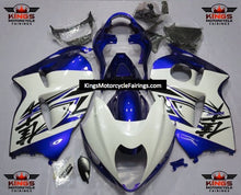 Suzuki GSXR1300 Hayabusa (1999-2007) White, Blue & Black Fairings