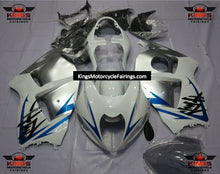 Suzuki Hayabusa Fairings (1999-2007) White, Blue, Silver from KingsMotorcycleFairings.com