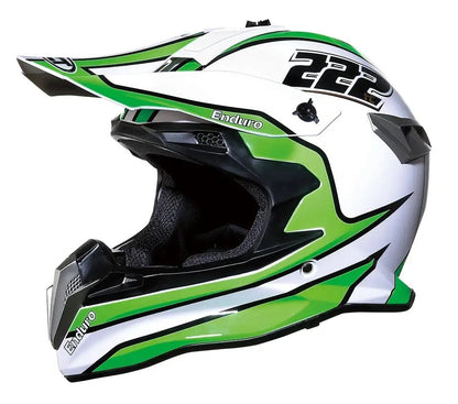 army green dirt bike helmet GLX GX23 Bike/Motocross GLX Helmets helping to shield the back of your neck LS2 Helmets Subverter EVO Cargo