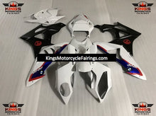 BMW S1000RR (2015-2016) White, Matte Black, Red & Blue Fairings