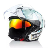 White & Mint RSV RO5 Motorcycle Helmet at KingsMotorcycleFairings.com
