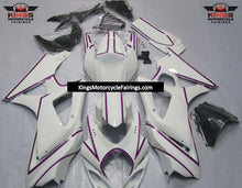 Suzuki GSXR1000 (2007-2008) White, Pink & Black Pinstripe Fairings