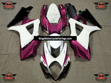 Suzuki GSXR1000 (2007-2008) White, Pink & Black Fairings