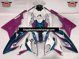 BMW S1000RR (2009-2014) White, Purple & Blue Fairings