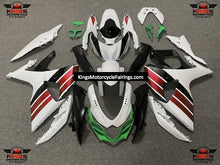 Suzuki GSXR1000 (2009-2016) White, Red, Black & Green Fairings