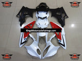 BMW S1000RR (2015-2016) White, Red, Black & Matte Black Fairings