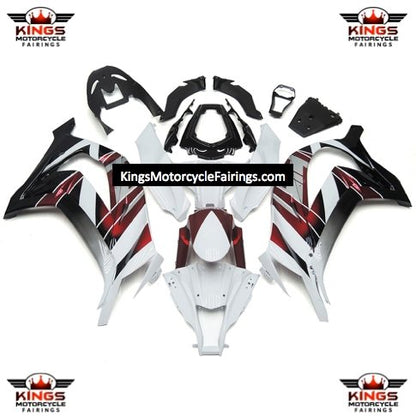 Fairing Kit for a Kawasaki Ninja ZX10R (2016-2020) White, Red, Black & Silver