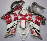 White, Red, Black and Yellow Fairing Kit for a 2011, 2012, 2013, 2014 & 2015 Kawasaki Ninja ZX-10R motorcycle