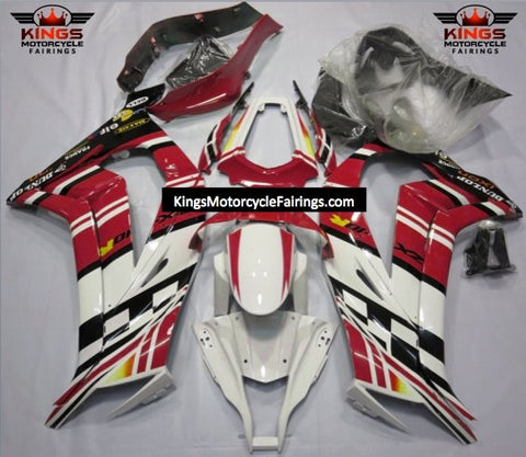 Fairing Kit for a Kawasaki Ninja ZX10R (2011-2015) White, Red, Black & Yellow