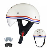 White, Red & Blue Carat Helmet at KingsMotorcycleFairings.com