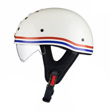 White, Red & Blue Carat Helmet at KingsMotorcycleFairings.com