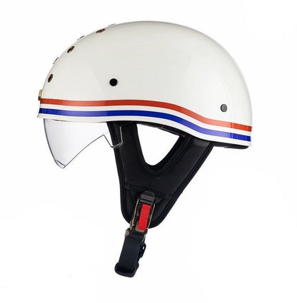 White, Red & Blue Carat Helmet at KingsMotorcycleFairings.com