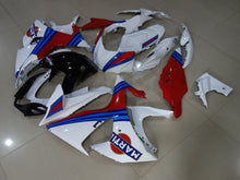 White, Red, Blue and Black Martini Fairing Kit for a 2009, 2010, 2011, 2012, 2013, 2014, 2015 & 2016 Suzuki GSX-R1000 motorcycle