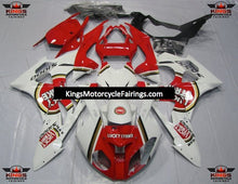 BMW S1000RR (2015-2016) White, Red & Gold Lucky Strike Fairings