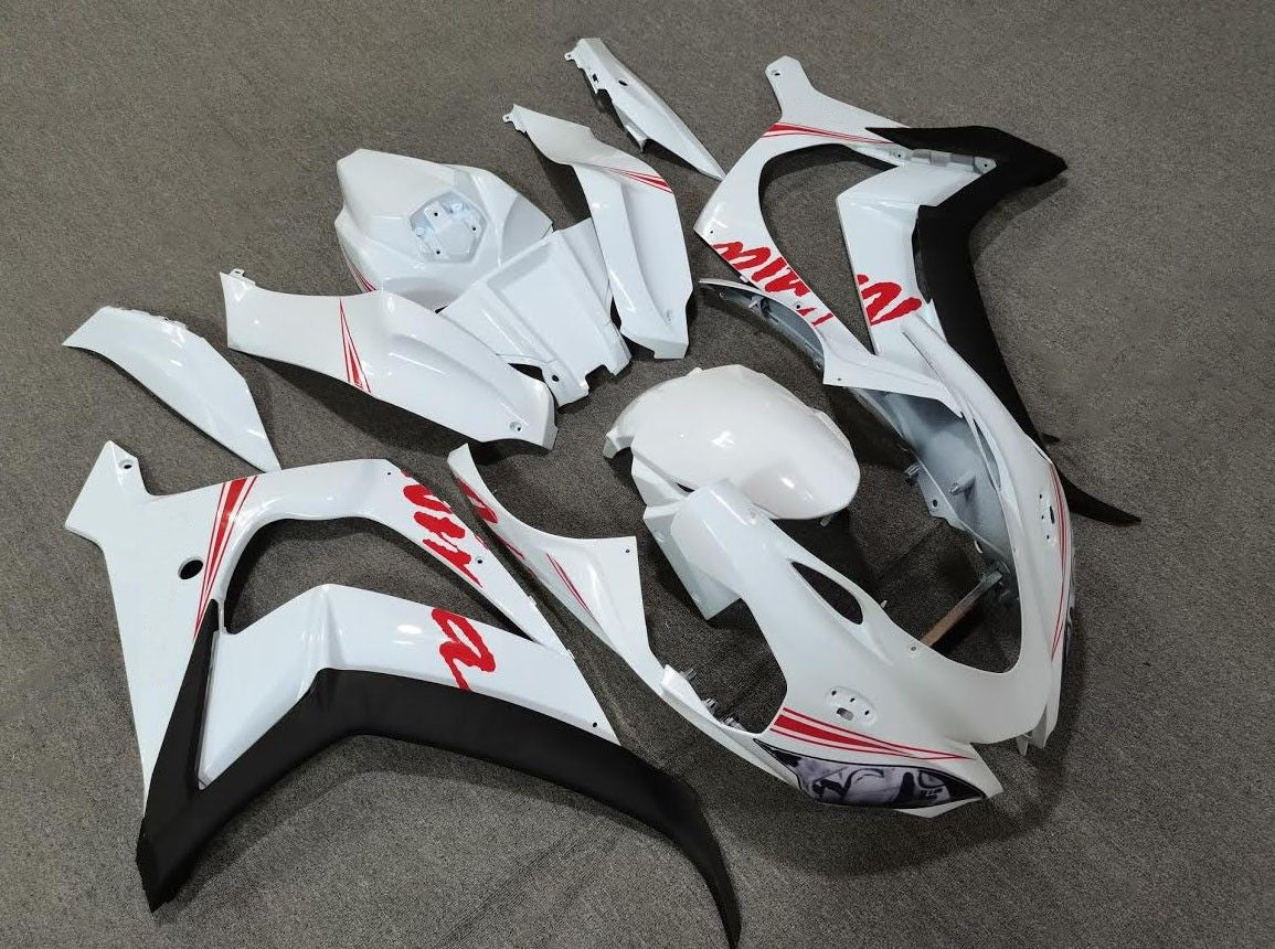 Fairing Kit for a Kawasaki Ninja ZX10R (2016-2020) White, Red & Black