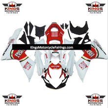 Suzuki GSXR600 (2011-2023) White, Red & Gold Lucky Strike Fairings