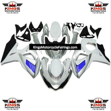 Suzuki GSXR1000 (2009-2016) White, Silver, Blue & Black Fairings