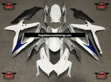 Suzuki GSXR750 (2008-2010) White, Silver, Blue & Matte Black Fairings