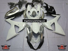 Suzuki GSXR1000 (2009-2016) White, Silver & Black Fairings