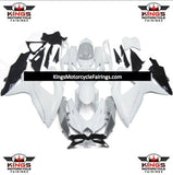 Suzuki GSXR600 (2008-2010) White, Silver & Black Fairings