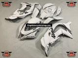 White and Black Fairing Kit for a 2016, 2017, 2018, 2019 & 2020 Kawasaki Ninja ZX-10R motorcycle